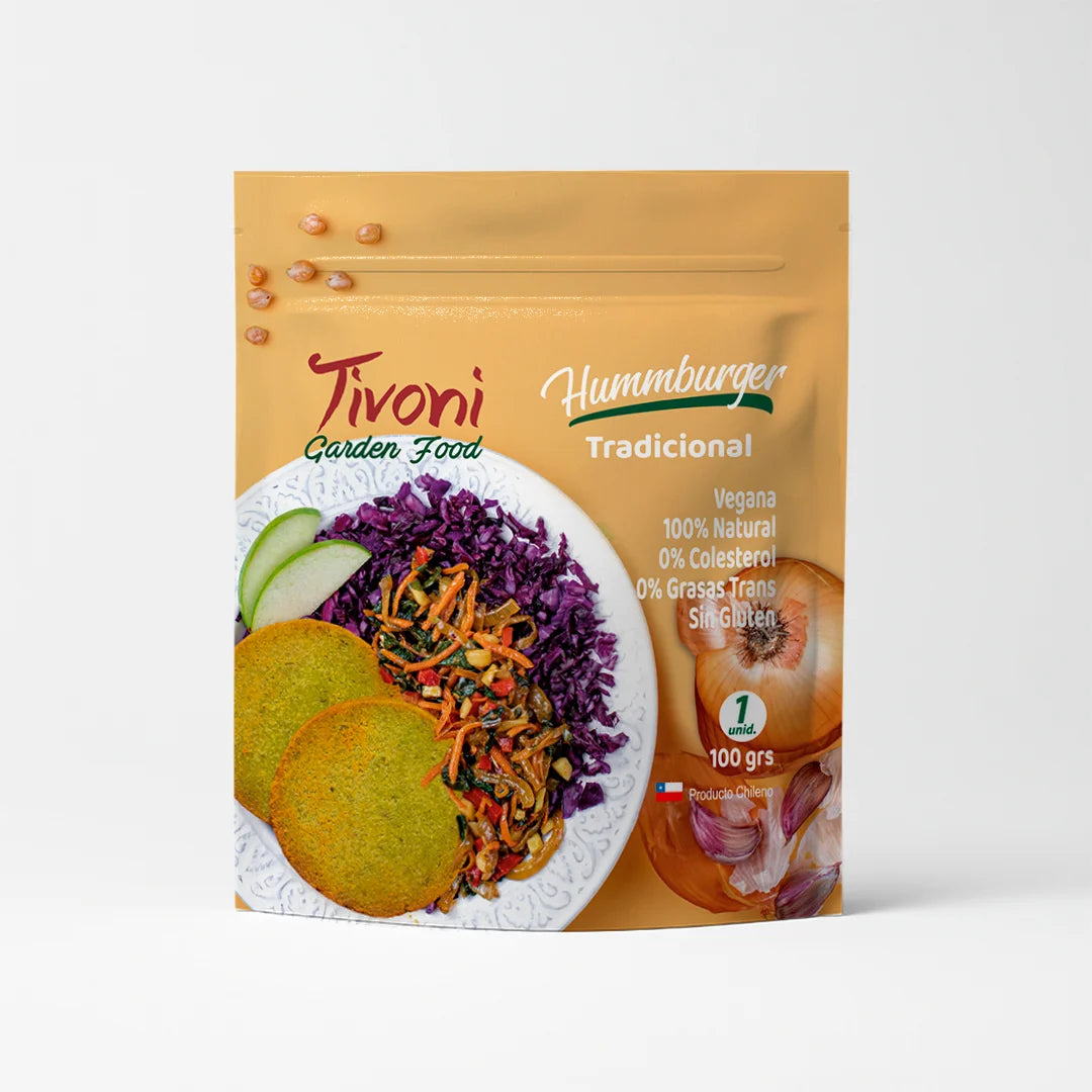Hummburguer vegana sabor tradicional 100 g