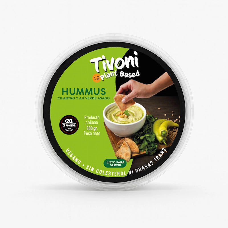 Hummus Cilantro y Ají Verde 300 g